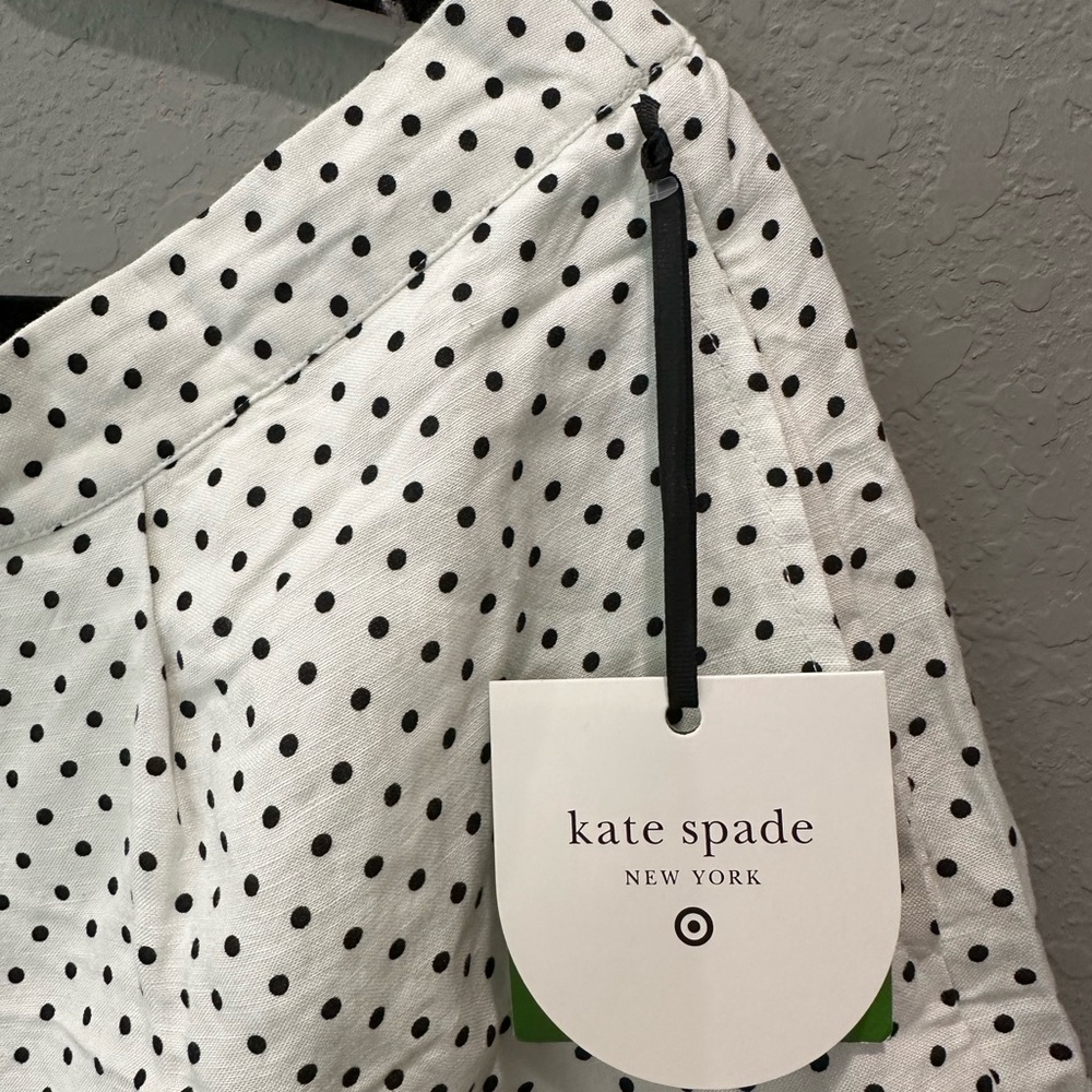 Kate Spade x Target polka dot rayon shorts NWT Sz XL - Picture 2 of 8